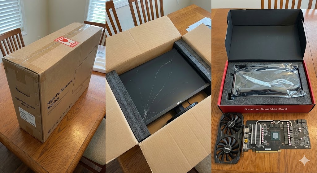 Broken Laptop Screen